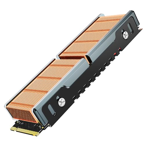 JEYI Copper M.2 HeatSink, Passive Nvme SSD Heatsinks with...