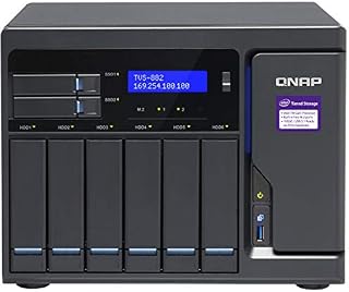 QNAP Turbo NAS TVS-882 NAS Server with Intel Core i5-6500, 32GB DDR4, 2TB