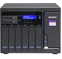 QNAP Turbo NAS TVS-882 NAS Server with Intel Core i5-6500, 32GB DDR4, 2TB SSD for Ultra Fast Storage, 24TB HDD, RAID, QNAP QTS 4.2 Operating System