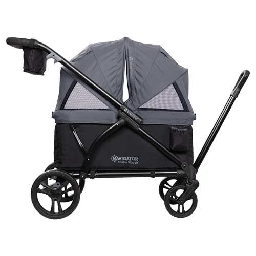 Image of Baby Trend Navigator 2-in-1 Stroller Wagon, Dash Black