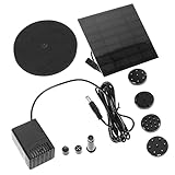 Solarbetriebene wasserpumpe: breites sprühspektrum, der wasserdurchfluss beträgt 200 l/h, solarpumpe für wasserbrunnen