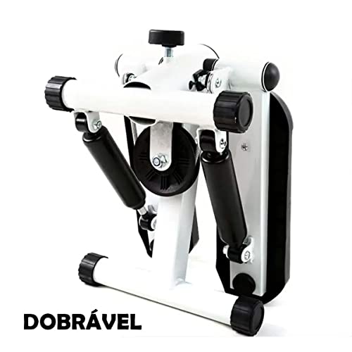 Mini Stepper Simulador de Caminhada com Monitor LCD Exercícios Pernas Glúteos GT6178-W
