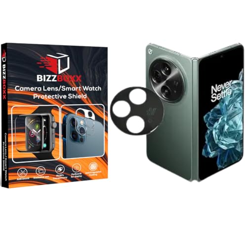 Image of Premium 3D Look Camera Lens Protector Compatible For Oneplus Open | Camera Tempered Glass | 9H Hardness | With Easy Installation Kit (Pack of 1)