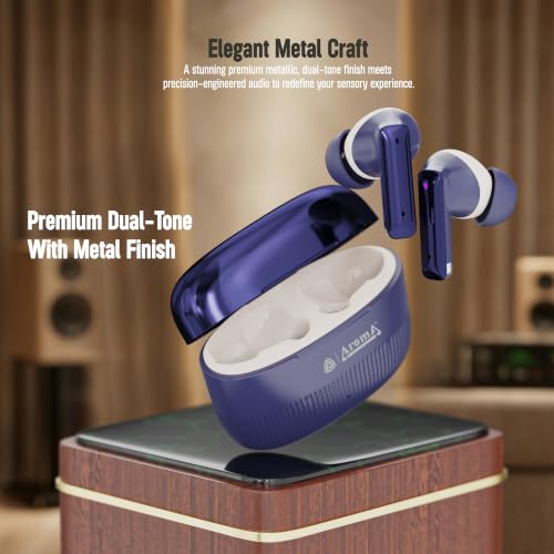 Image of AROMA TWS30 Upto 50Hr Playtime*, Dual Paring, BT V5.3, Fast Charging, Heavy Bass Bluetooth