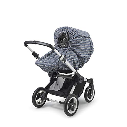 Elodie Details Regnskydd för Barnvagn - Sandy Stripe, Blå