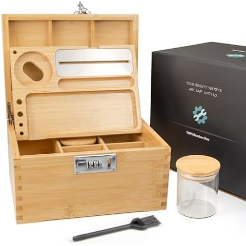 Viking Factory Large Bamboo Storage Box Set Cover