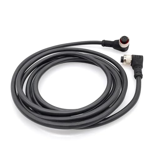 Connecteur M12 capteur droit mâle femelle avec câble de 2m à 4 5 8 broches étanche vert
