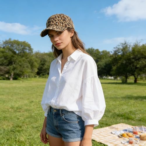 Sombrero con Estampado de Leopardo para Mujer miniatura 5