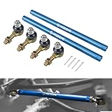 NICECNC Tie Rods and Tie Rod Ends Compatible with Yamaha Raptor 700 YFM700 2013 2015-2023, Raptor 700 YFM700R 2006 2007 2008 2014, Raptor 700R YFM700R 2009-2013 2015-2023 Tie Rod Kit, Blue