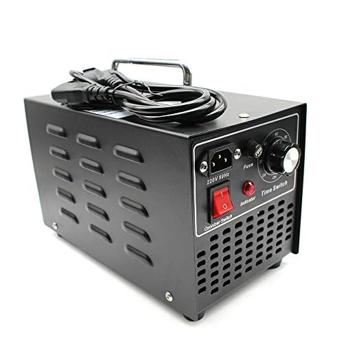 160W Luftrenare Ozongenerator, 220V Professionell Hem Ozon Generator Ozon Enhet 10000mg/h Timer Air Ozone Ozoniser för badrum, husdjur, Formaldehyd och lukt