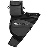 Easton Elite Hip Quiver, Right Hand, Grey