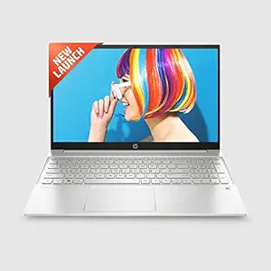 HP Pavilion 15 12th Gen Intel Core i5 16GB SDRAM/512GB SSD 15.6 inch(39.6Cm) FHD,IPS,Anti-Glare, Windows 11 Home, Eyesafe Display/Alexa/Backlit KB/FPR/MSO 2021/1.75Kg, 15-Eg2036tu, Natural Silver