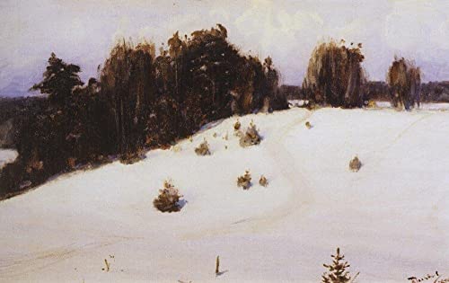 Affiches sur toile Hiver Polenov poster 58x90cm décoration murale salon GerRit
