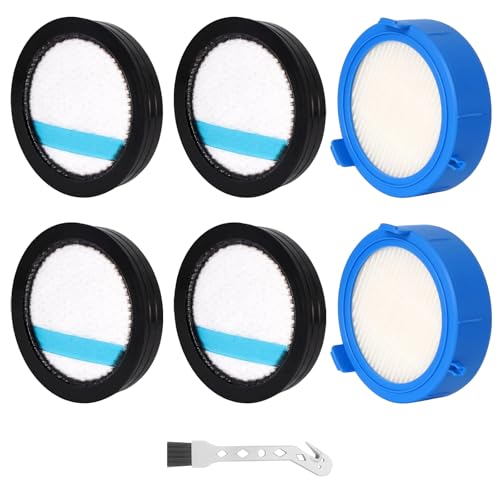 ASKW4 Filter Set Performance Kit Zubehör für AEG Staubsauger, für AEG 8000 / ASKW4 ESKW4 FX8 AZE156 Akku-Staubsauger HEPA Ersatzfilter Ersatzteile Waschbar (7 Stück)