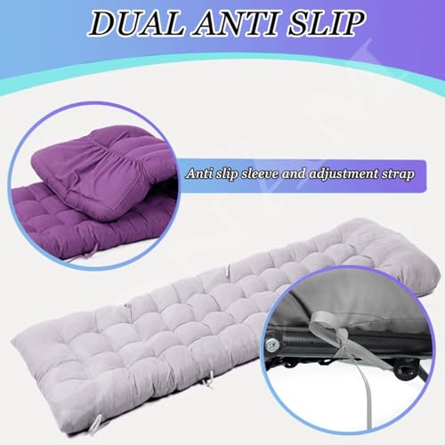 Matelas pour transat extérieure imperméable avec coussin de chaise longue - 5