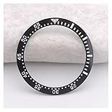 -Encóter: 38 mm ± 0.1 mm GREnTiNS 38 mm SPB185 SPB187 Ceramic Watch Bisel Insertar Anillo Compatible for Seiko Watch Case Bisel Men Ratio de reemplazo de Accesorios (Color : D)