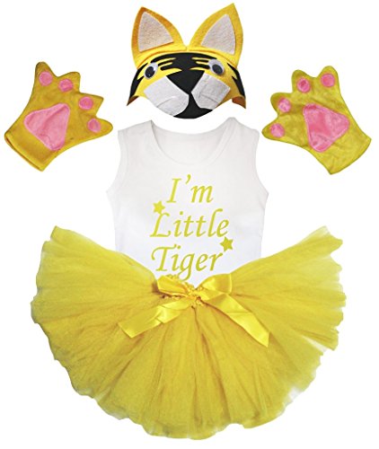 Disfraz 4 piezas Little Tiger para niña 1-2 años