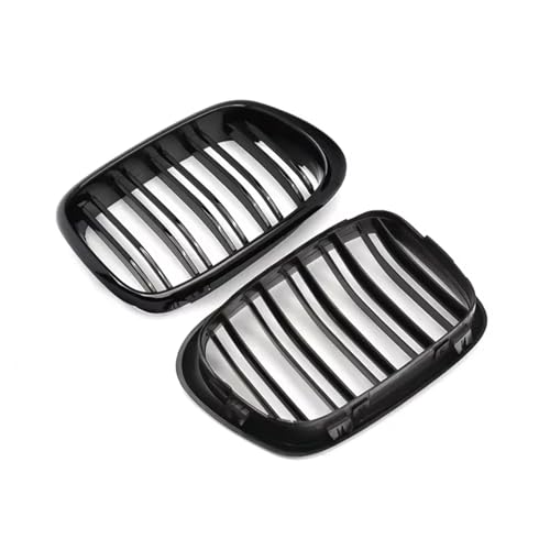 Rejillas delanteras para E39 (1999-2003) en acabado negro brillante 7