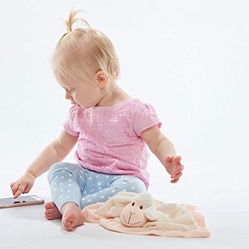 Image of Sheep Security Blanket: Soft, Gender Neutral Baby Loveys for Boys and Girls, Snuggle Toy Stuffed Animal, 12 Inch