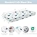 Little Grape Land Crib Sheets Baby Toddler Sheets 4 Pack Fitted for Boys Girls, Standard Size 28x52‘’ Crib Mattress, Super Soft Breathable Washable Microfiber (Whale/Shell Blue/Ocean/Navy)