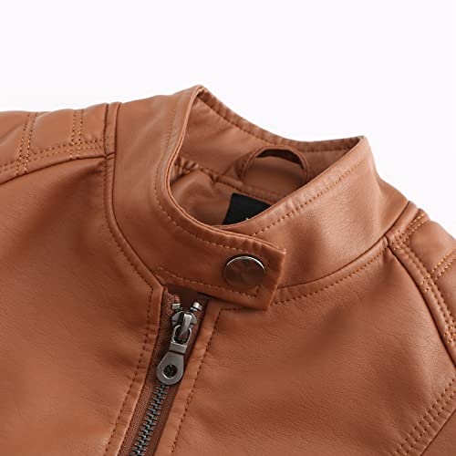 DEAR MODEL Belted Faux Leather Jacket