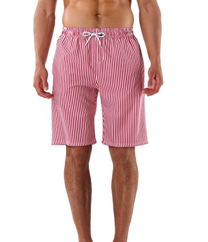 Mens Swim Trunks with Compression Liner 9" Swim Trunks Summer Beach Shorts Swimsuit2