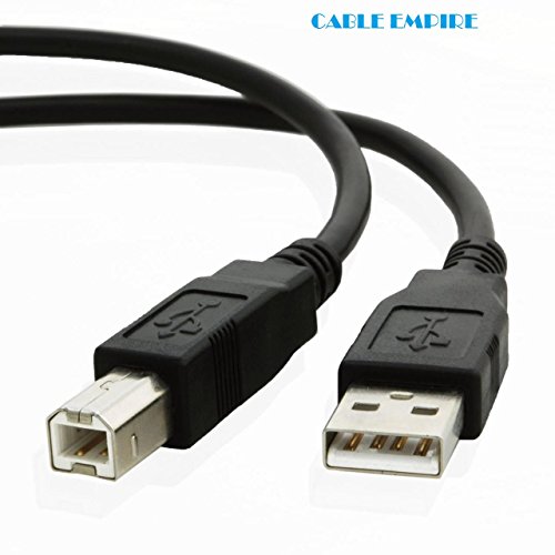 Cable Empire 10 ft Hi-Speed USB 2.0 Printer Scanner Cable Type A Male