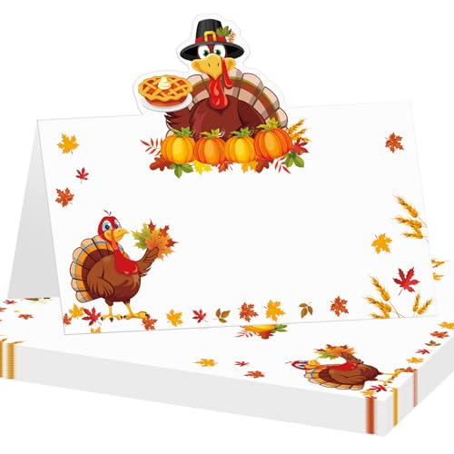 25 Pcs Thanksgiving Table Place Cards