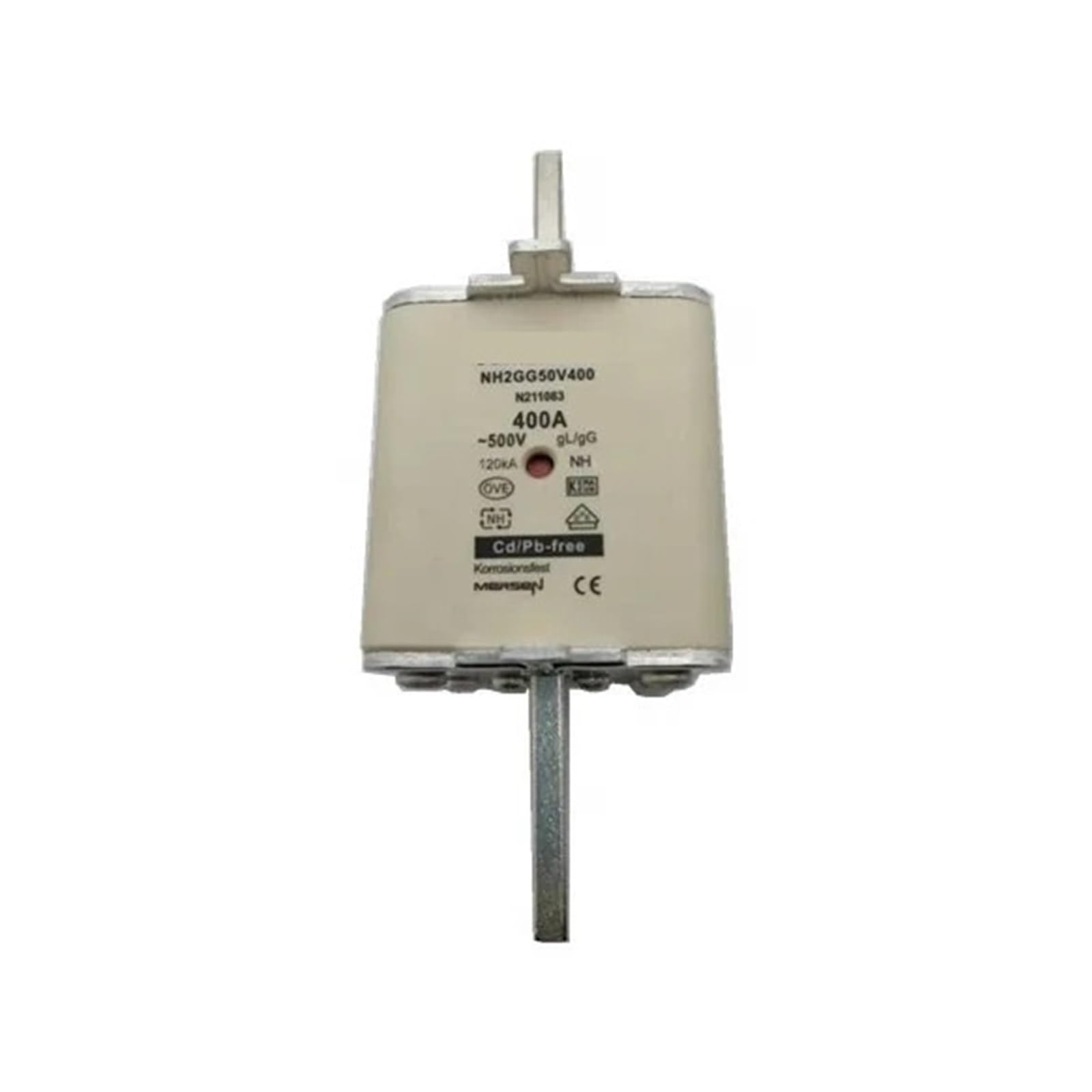 Fusible thermique 400a protection court-circuit NH2GG50V400