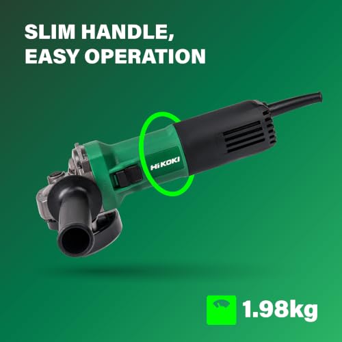 Image of HIKOKI G13MGAS9Z 125 mm Ac Angle Grinder | 880W Powerful Motor | 11000Rpm | Compact And Light Weight