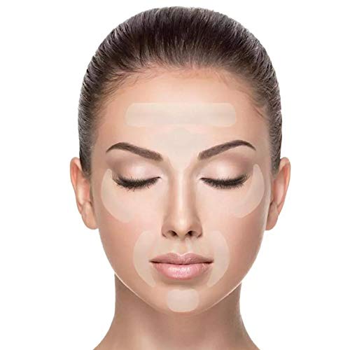 Emvanv 16Pcs/Set Anti-Wrinkle Strips Pads, Reusable Facial Wrinkle Patches Invisible Face Lifting Silicone Forehead Sticker, Effective Wrinkle Remover #TOP6