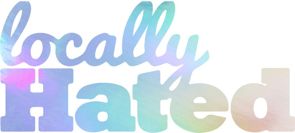 Amazon Nbfu Decals 地元嫌い Hologram ホログラム 2個セット プレミアム 防水ビニールデカール ラップトップ用ステッカー 電話アクセサリー ヘルメット 車の窓のバンパー マグ 塊茎 カップ ドア 壁飾り 車 バイク 車 バイク