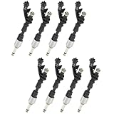 6 Holes CCIYU LR105439 Fuel Injectors fit for 2014-2018 for Jaguar for F-Type, 2010-2015 for Jaguar for XFR, 2010-2017 for Land Rover for Range Rover Sport 8Pcs Fuel Injector Kits Automotive Engein