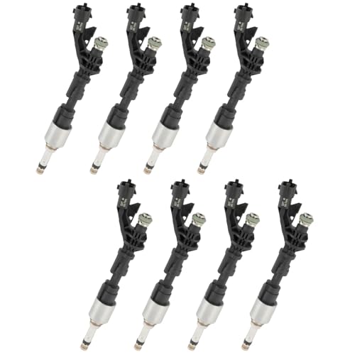 ECCPP LR105439 Fuel Injectors Fit for 2014-2018 for Jaguar for F-Type, 2010-2015 for Jaguar for XFR, 2010-2017 for Land Rover for Range Rover Sport Automotive Engeine Fuel Injector, 8Pcs 6 Holes
