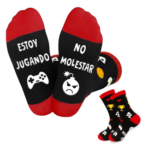 Regalos Originales Para Hombre, Calcetines Divertidos Para Hombre – No Molestar Estoy Jugando, Regalo Original Para Gamers, Frikis O Novios, Ideales Para Navidad O Cumpleaños Regalos Originales Para Hombre, Calcetines Divertidos Para Hombre – No Molestar Estoy Jugando, Regalo Original Para Gamers, Frikis O Novios, Ideales Para Navidad O Cumpleaños