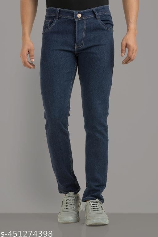 Image of Solid Stylish Mens Jeans