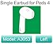 One Left Earbuds Replacement A3053, OEM A3050 A3054 for Legit Pod 4 (4th Generation), Single Left Ear Side Only, Compatible with Original Air 4 A3058 Charging Case (Not for ANC Version), Used Pods