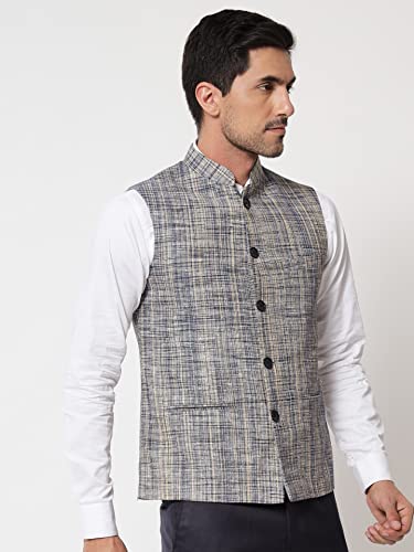 Image of Vastraa Fusion Men's Export-Quality Indian Traditional Nehru Jacket /Waistcoat