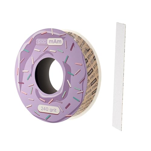 Staleks Pro Bobbinail Ricambio Monouso Lime Bianco Papmam Expert Per Donut Dispenser Lime (Grana 240)