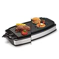 Wolfgang Puck XL Reversible Grill Griddle, Oversized Removable Cooking Plate, Nonstick Coating, Dishwasher Safe, Heats Up to 400ºF, Stay Cool Handles