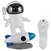 Wireless Express Rocket Man - Astronaut Bluetooth Speaker with Starry Night Light Projector, White Noise, Timer, Rotating Head, Remote Control