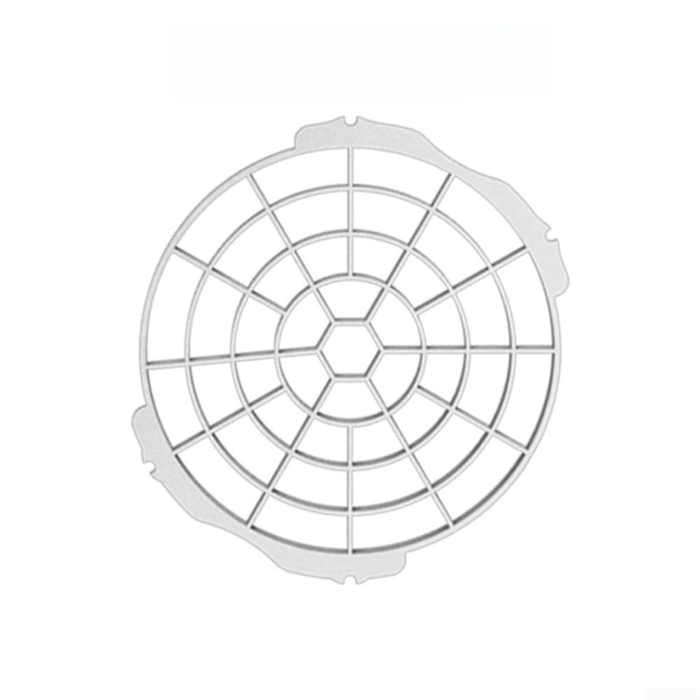 Juego de manguera de aire acondicionado de 5,9 pulgadas, para oficina y hogar, color blanco, 15 cm de diámetro, conector plano y rejilla de protección contra insectos de ABS para acondicionadores de