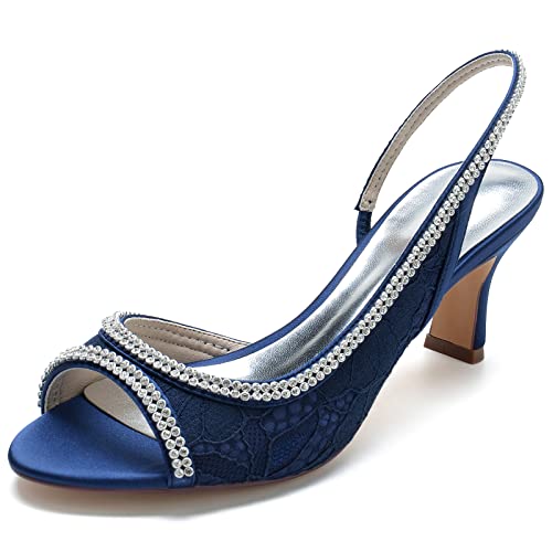 Chaussures de mariage : sandales à talon moyen 6.5cm pour mariée cet été