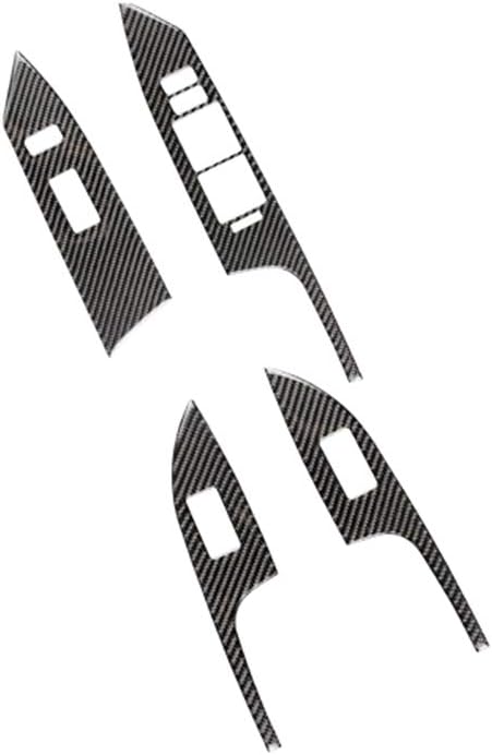 New Carbon Fiber Window Control Covers Compatible with Lexus CT 2011-2017 CT200h (One Set)