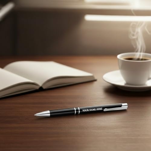 Image of Personalized Pens-Click action-Customized Metal pen Smooth Writing With Free Name Engraved Pen for Gift Your Related,Teacher,Boss, Employees.(SEND DETAIL WHATS AP 8368972096)..