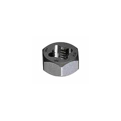 Gyros 92-97208 Carbon Steel Hex Rethreading Die, 1-1/8 - 8 TPI