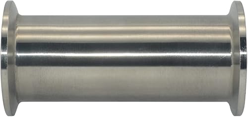 Miniatura 3 de Tubería redonda inconsútil del acero inoxidable 316, tubo OD 1.5 ", longitud de 4"/102MM, carrete sanitario del trío del trébol de 1.5" con el