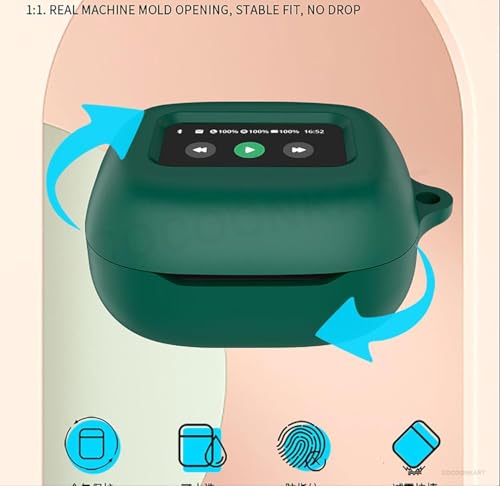 Image of Silicone Case Cover for Live Beam 3 | Live Flex 3 | Live Buds 3 (Lanyard,Green)