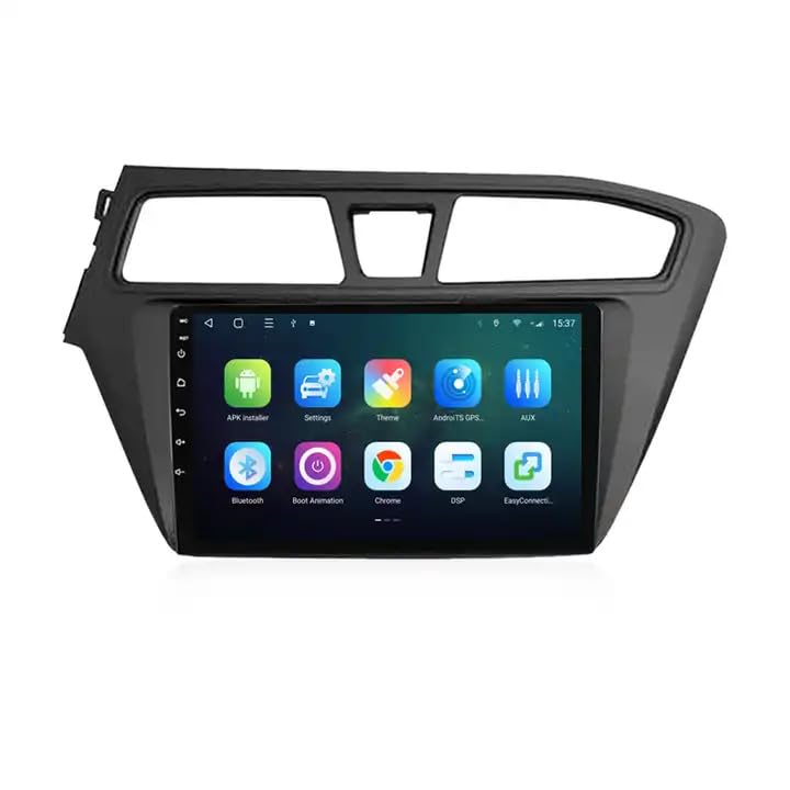 Android Car Stereo for Hyundai i20 2014 to 2019 2GB RAM 32GB ROM 9 Inch MirrorLink WiFi BT, DSP IPS Touch Screen with AHD Camera Included (2+32G With Apple Carplay)