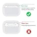 HATALKIN Case Compatible with Case Premium Silicone Case Protective Cover (Front LED Visible) (Won't Affect Wireless Charging)(White)